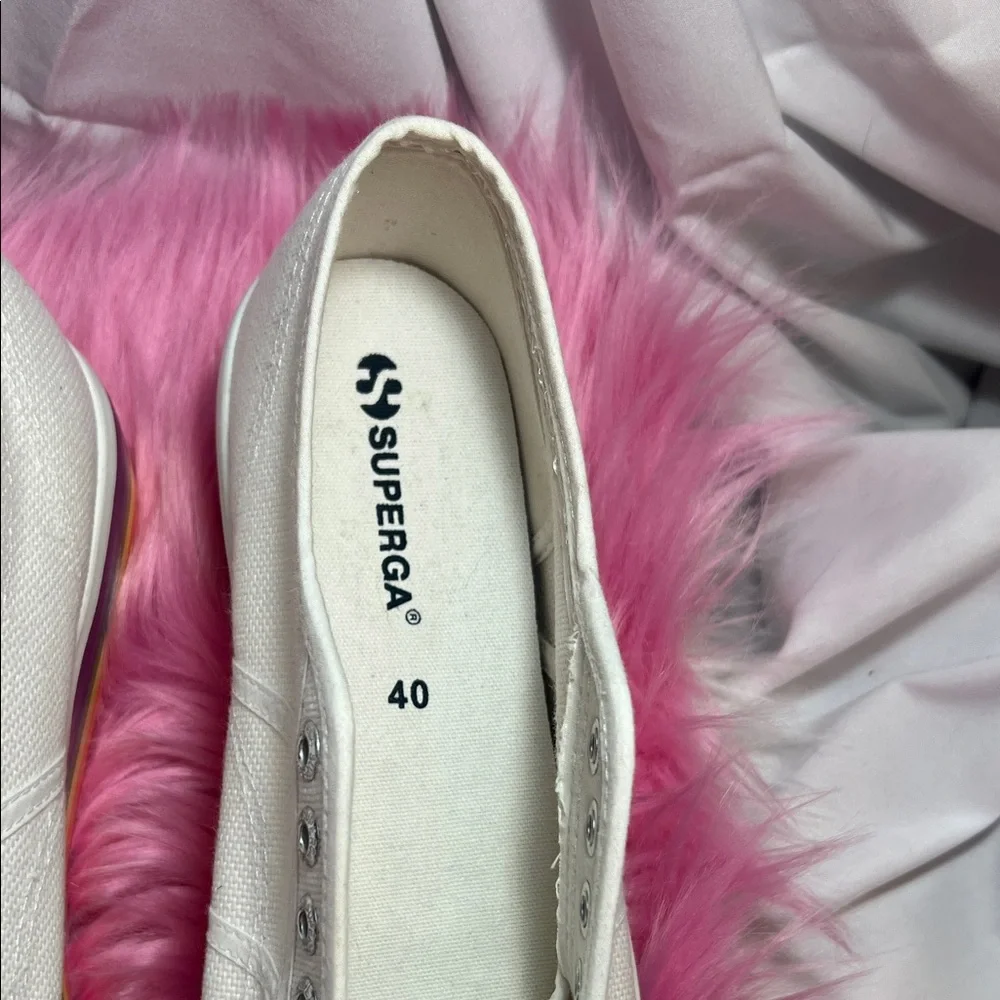 Superga Women's Classic White Sneakers